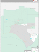 Los Alamos County, NM Digital Map Premium Style